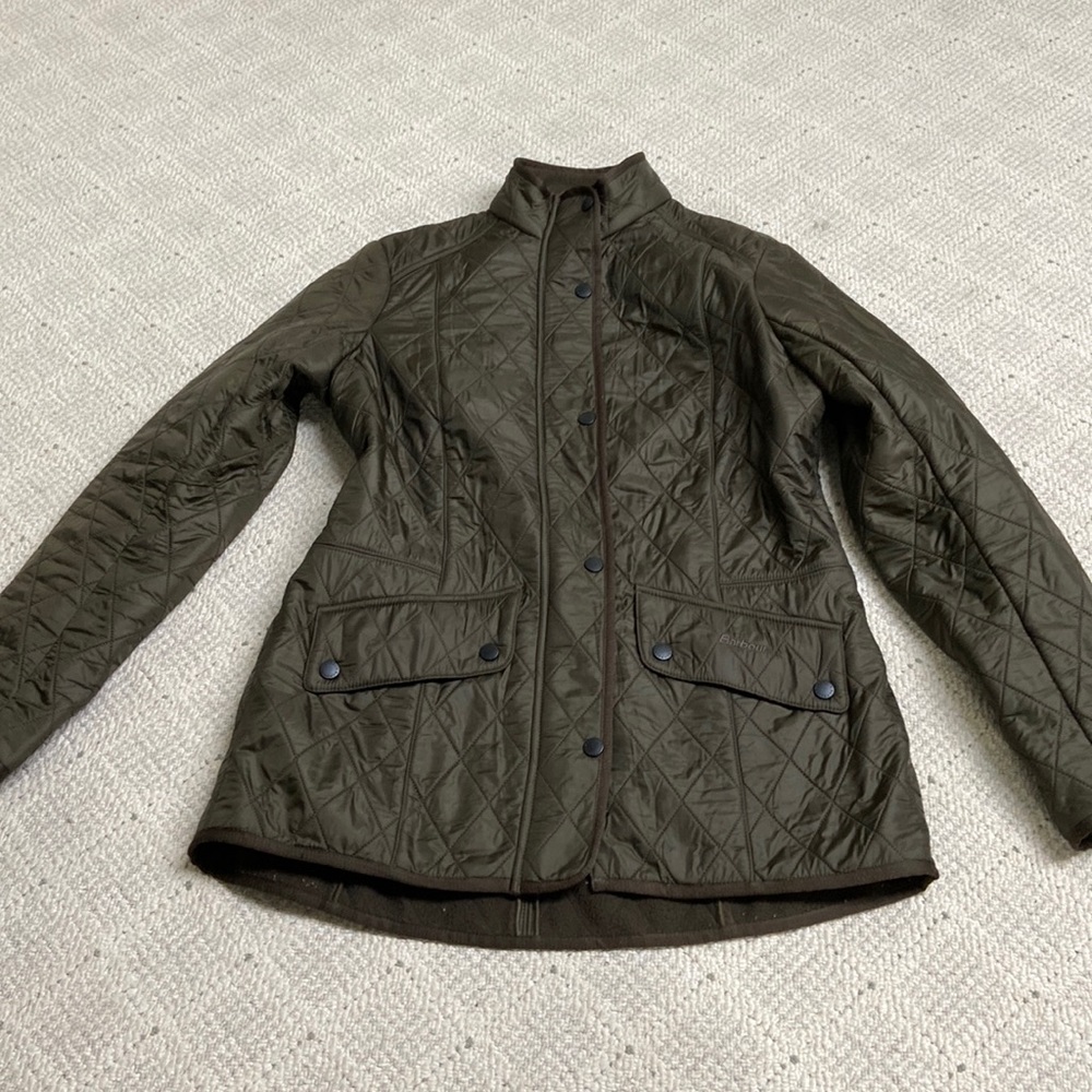 Quilted Barbour Cavalry Quilt jacket. Size US 10.